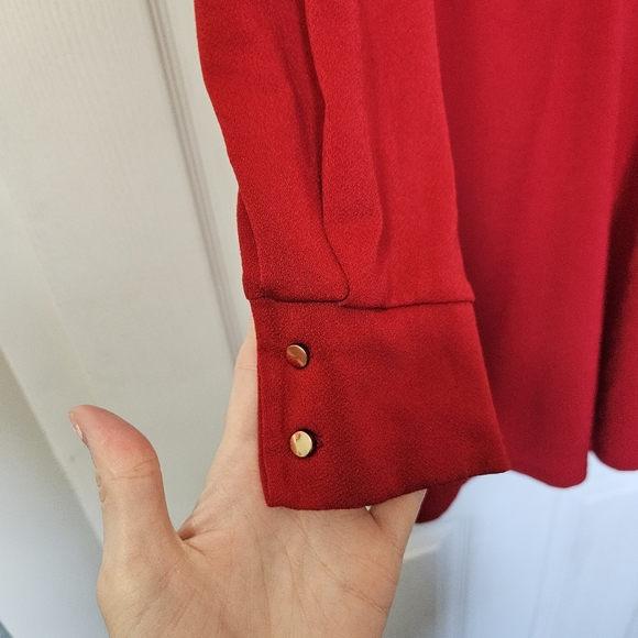 Red wrap dress - Picture 6 of 6